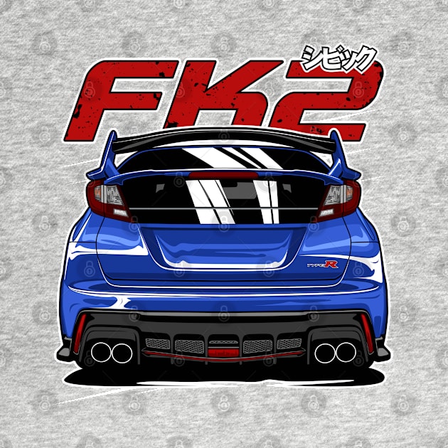 Blue Civic FK2 Type R by idrdesign